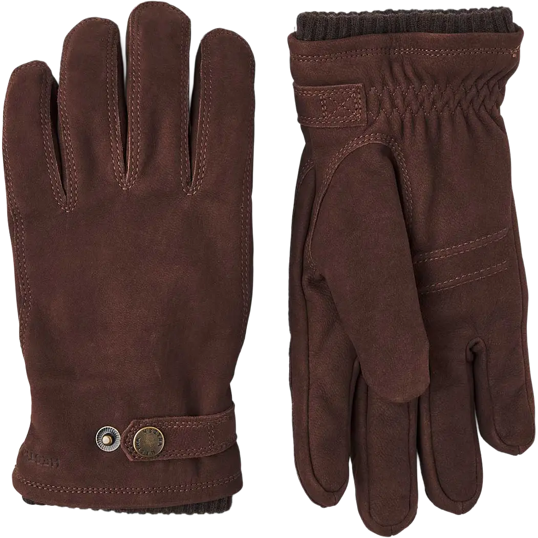 Hestra Bergvik Men herrehandsker - Espresso - 11