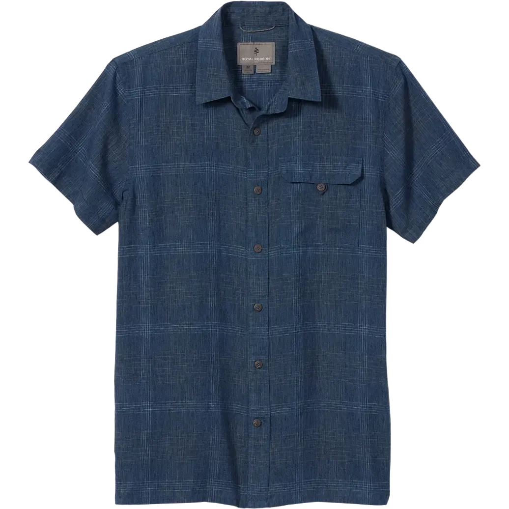 Hempline Spaced S/S Men herreskjorte