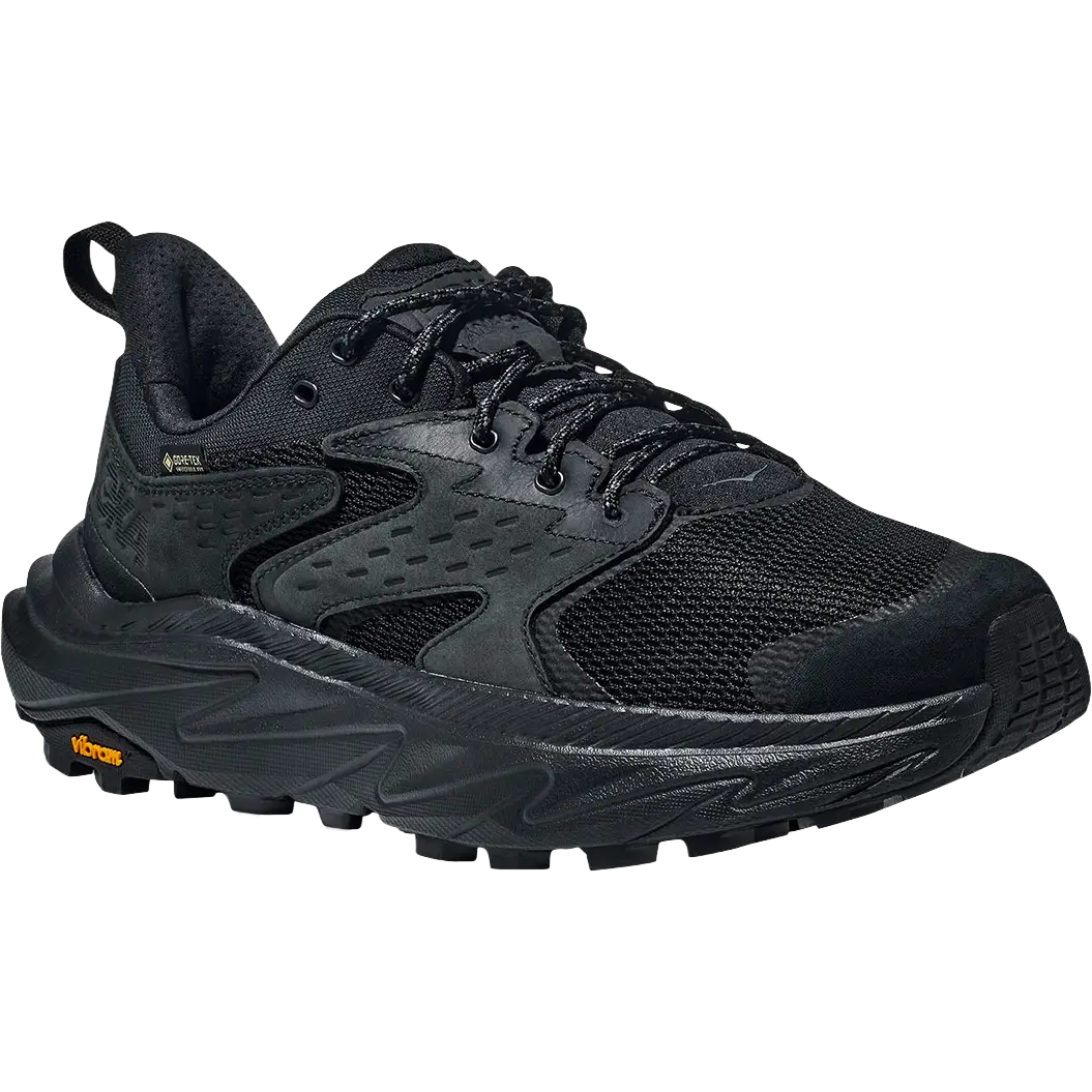 HOKA One One Anacapa 2 Low GTX Men herresko - Black/Black - US10/UK9,5/44 - Vandresko