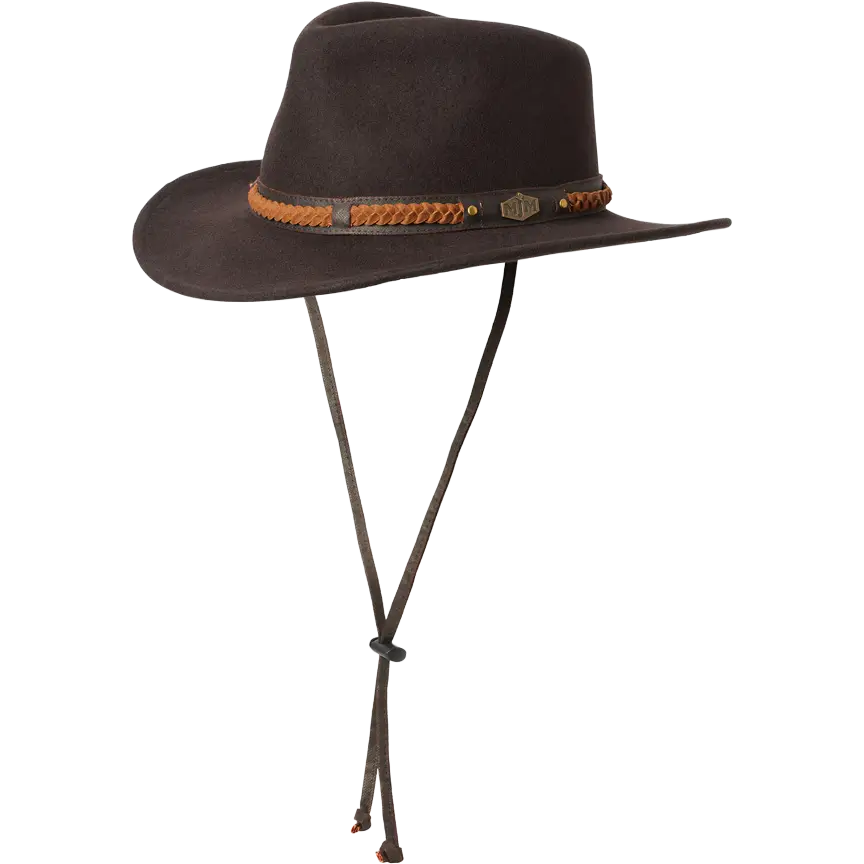 MJM Freedom 42 Wool Felt - Dark Brown - S - Accessories