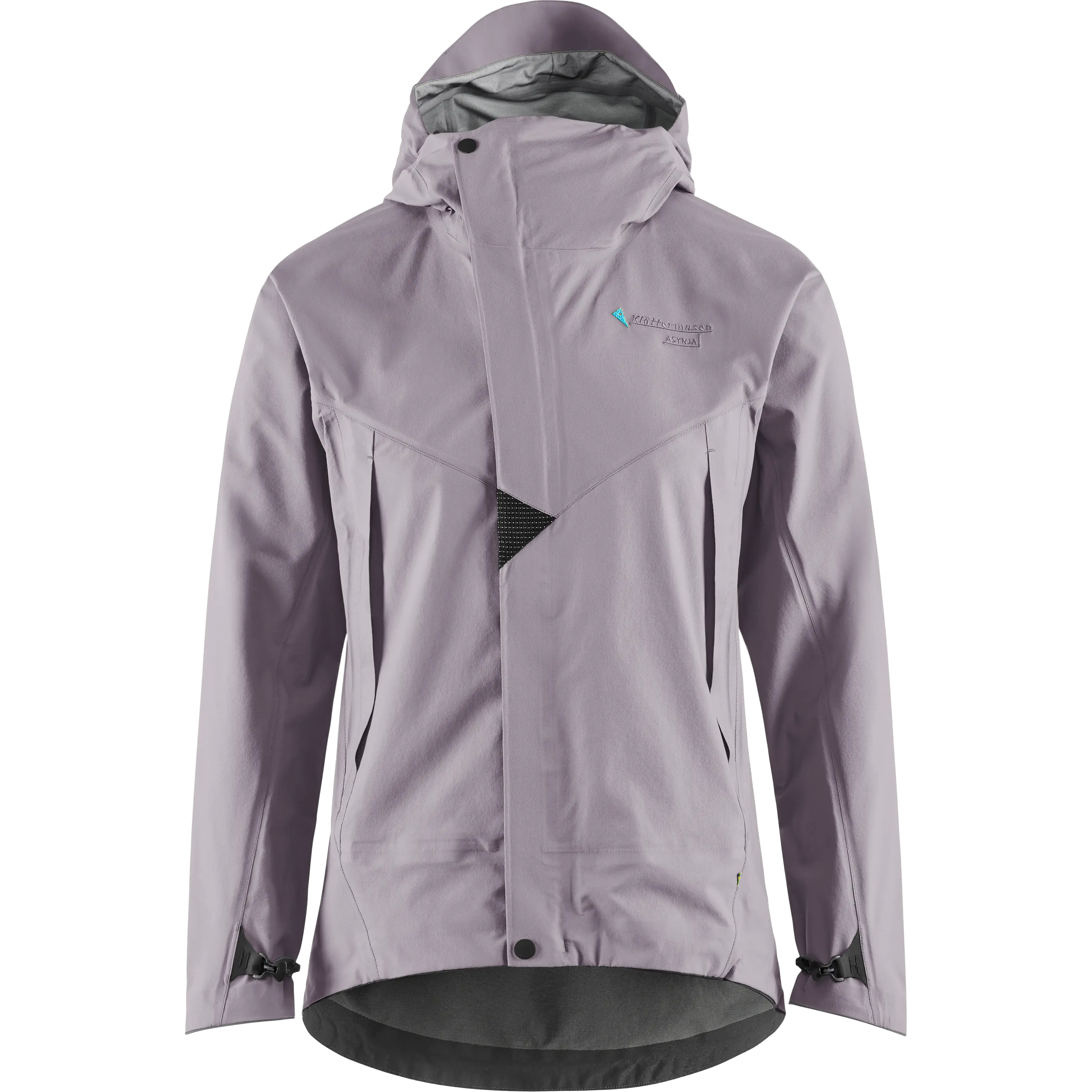 Klättermusen Asynja Jacket Women regnjakke - Purple Dove - M - Regnjakker