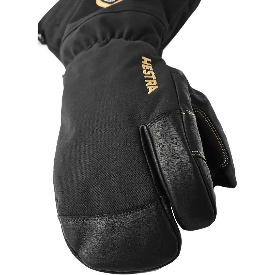 Army Leather GTX 3-Finger skidvantar