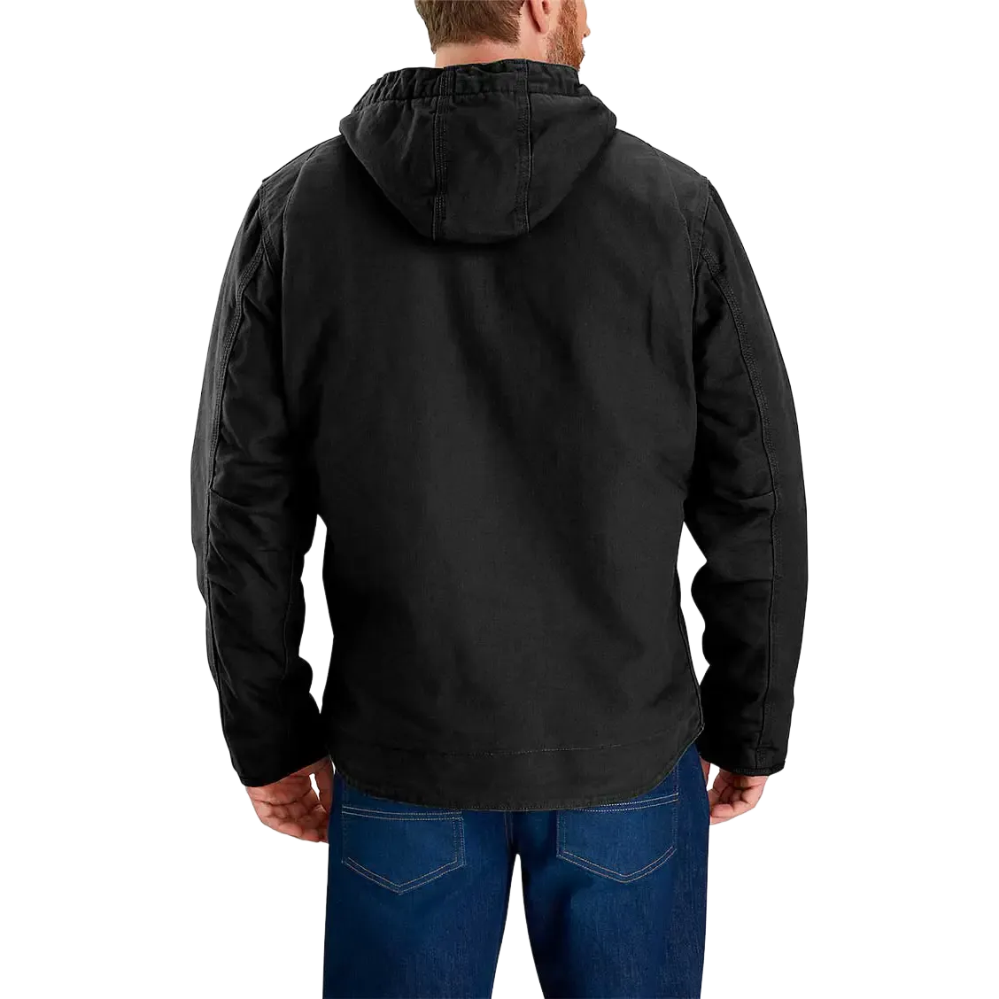 Washed Duck Sherpa Lined Jacket Men herrejakke