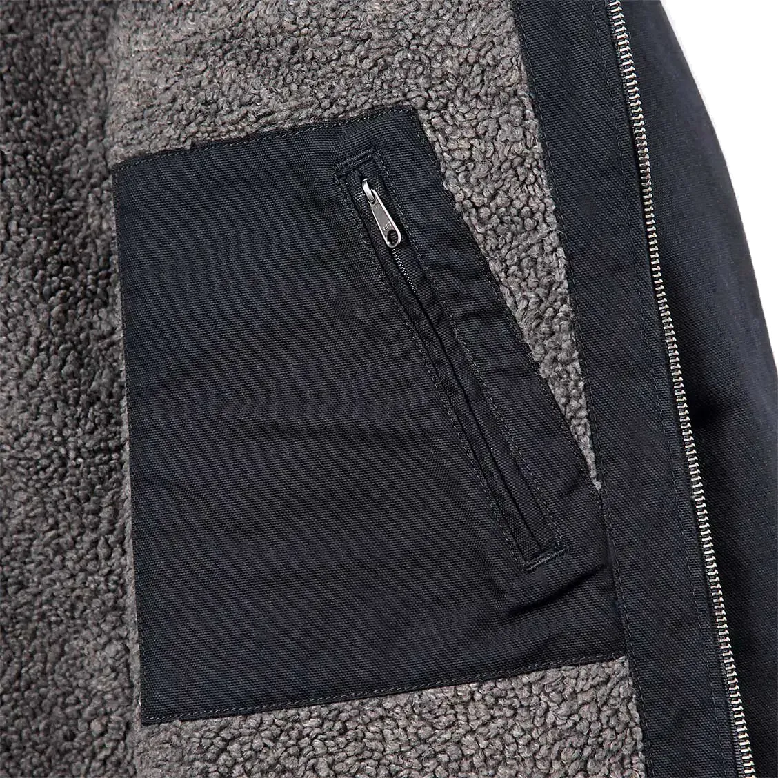 Washed Duck Sherpa Lined Jacket Men herrejakke