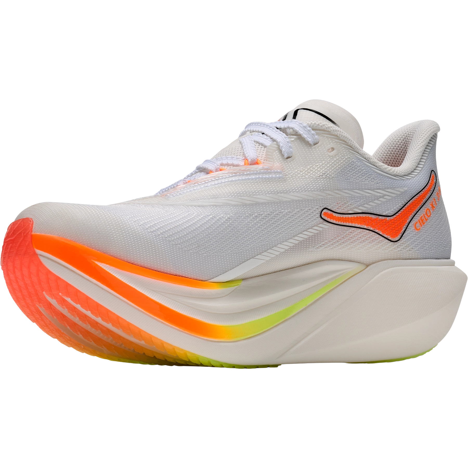 HOKA One One Cielo X1 3.0 Unisex - Frost / Black - 42 2/3 - Konkurrence løbesko
