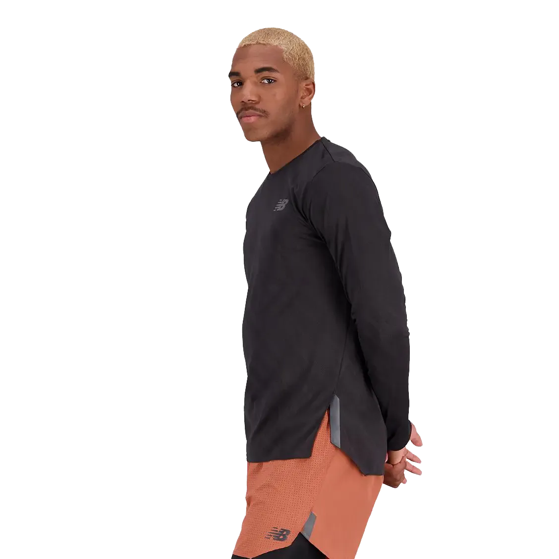 Speed Jacquard Longsleeve Men løbetrøje