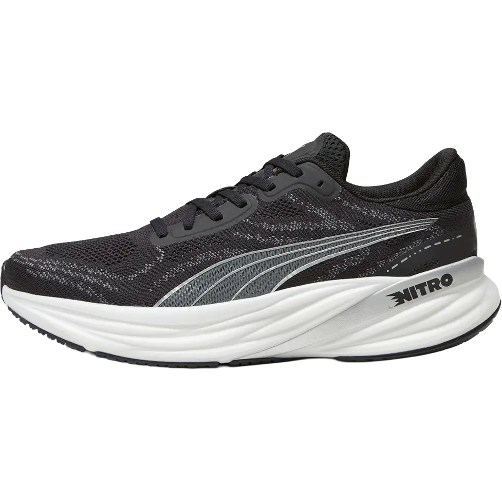 Puma Magnify Nitro 2 Men - Puma Black/Puma White/Puma Sil - 41 - Mængdetræningssko