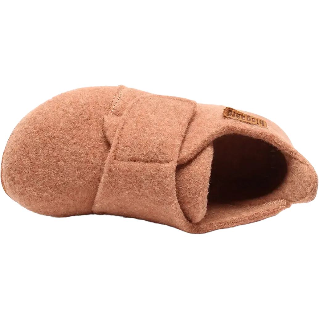 Ulltofflor m/Velcro® barntofflor