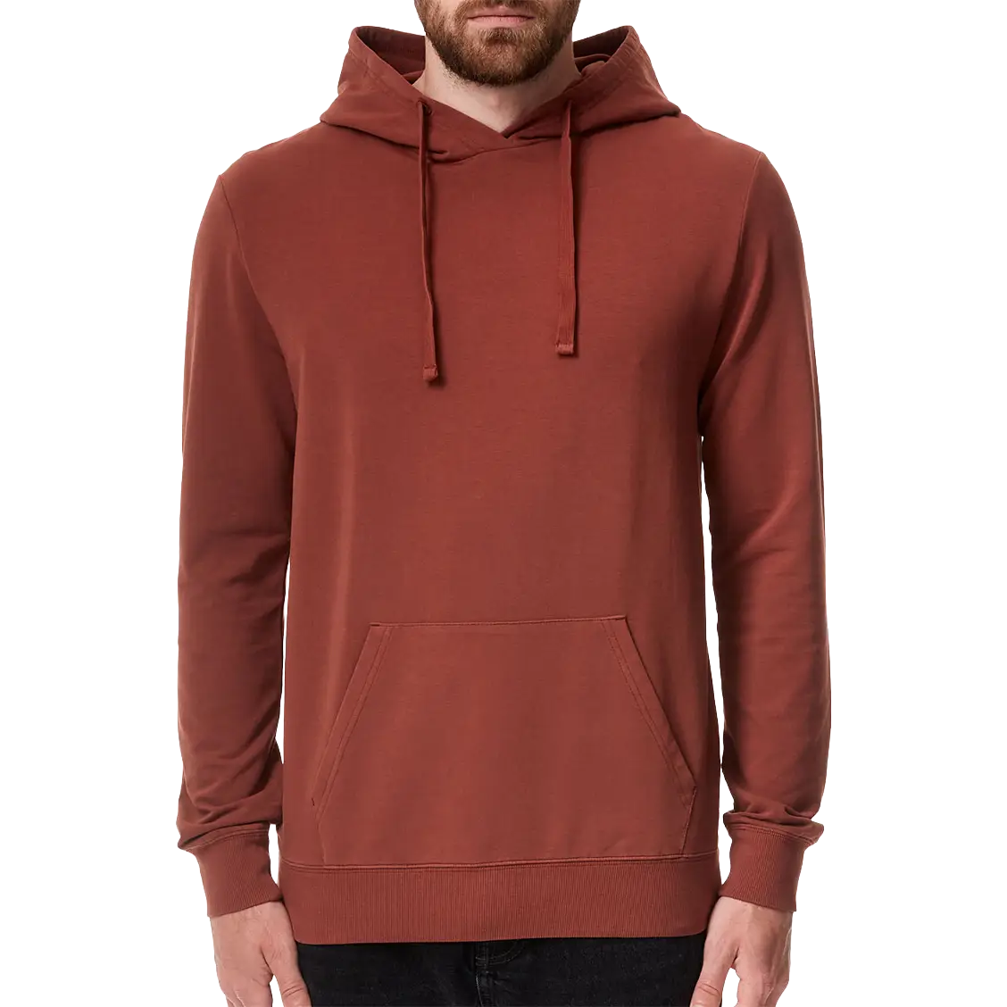 Tentree French Terry Reynard Hoodie Men hættetrøje - Cherry Mahogany - M