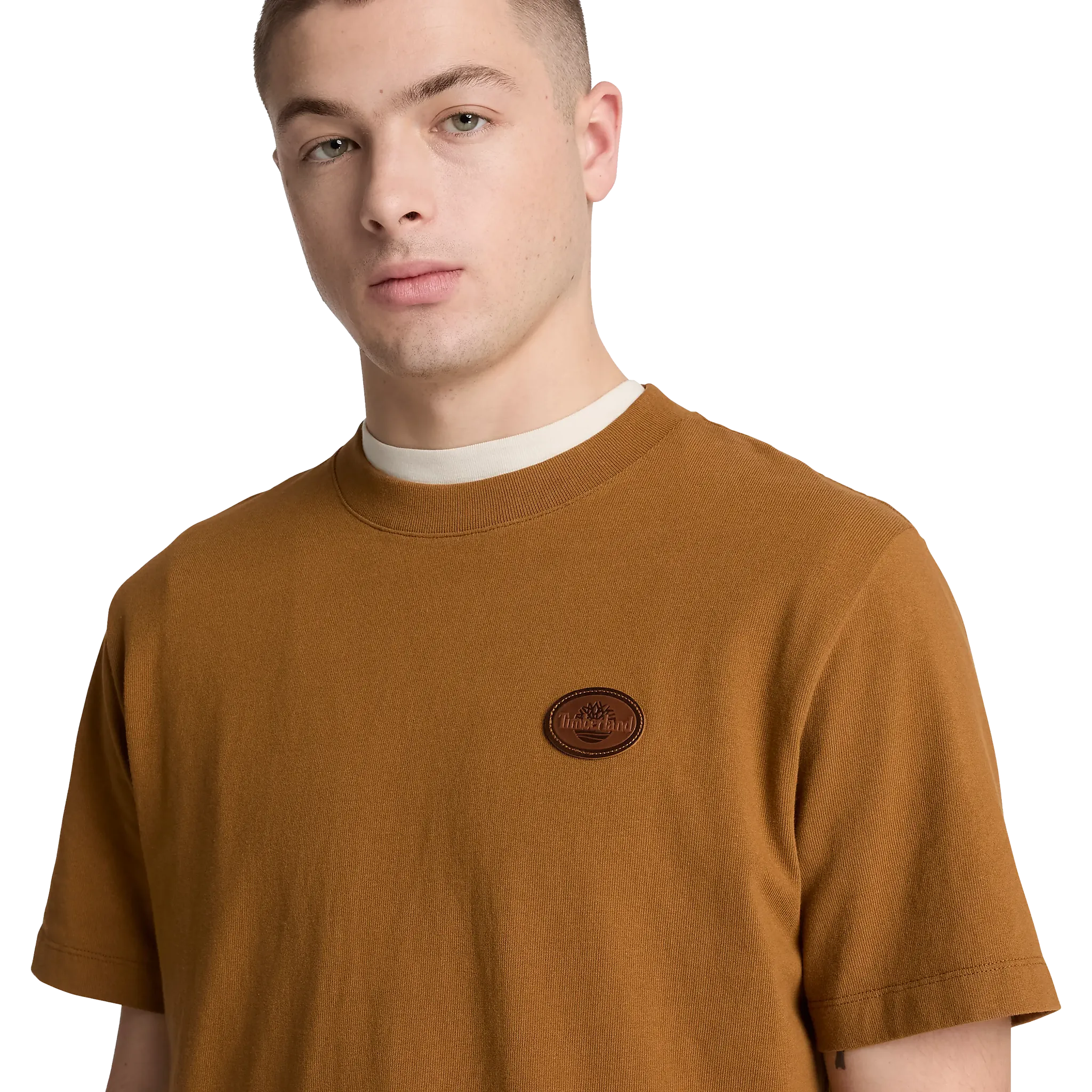  Leather Badge HW SS Tee