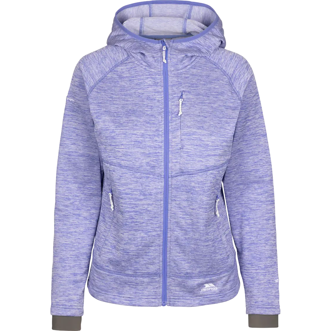 Trespass Tara Fleece Hoodie Women - Baja Blue - XL - Fleecejakker