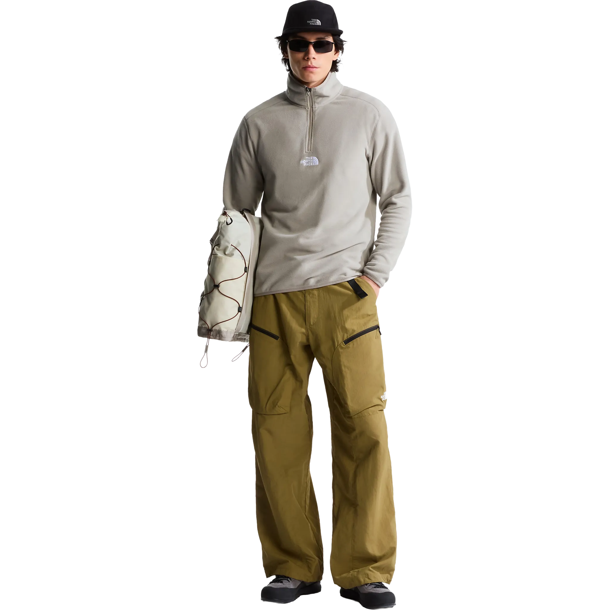 Glacier 1/4 Zip Embroidered Logo Men