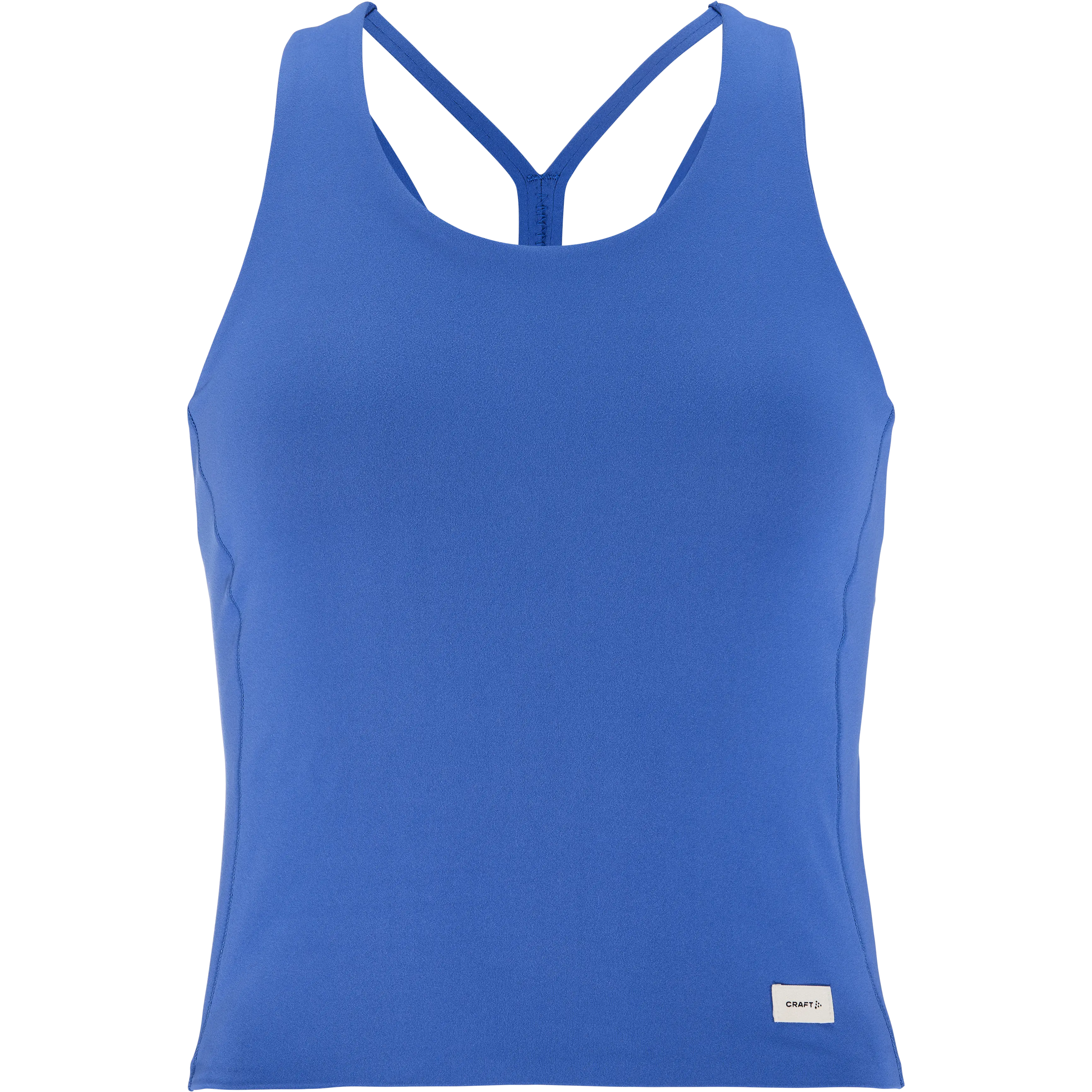 Craft Collective Cropped Singlet Women - Ink Blue - XL - Løbetoppe