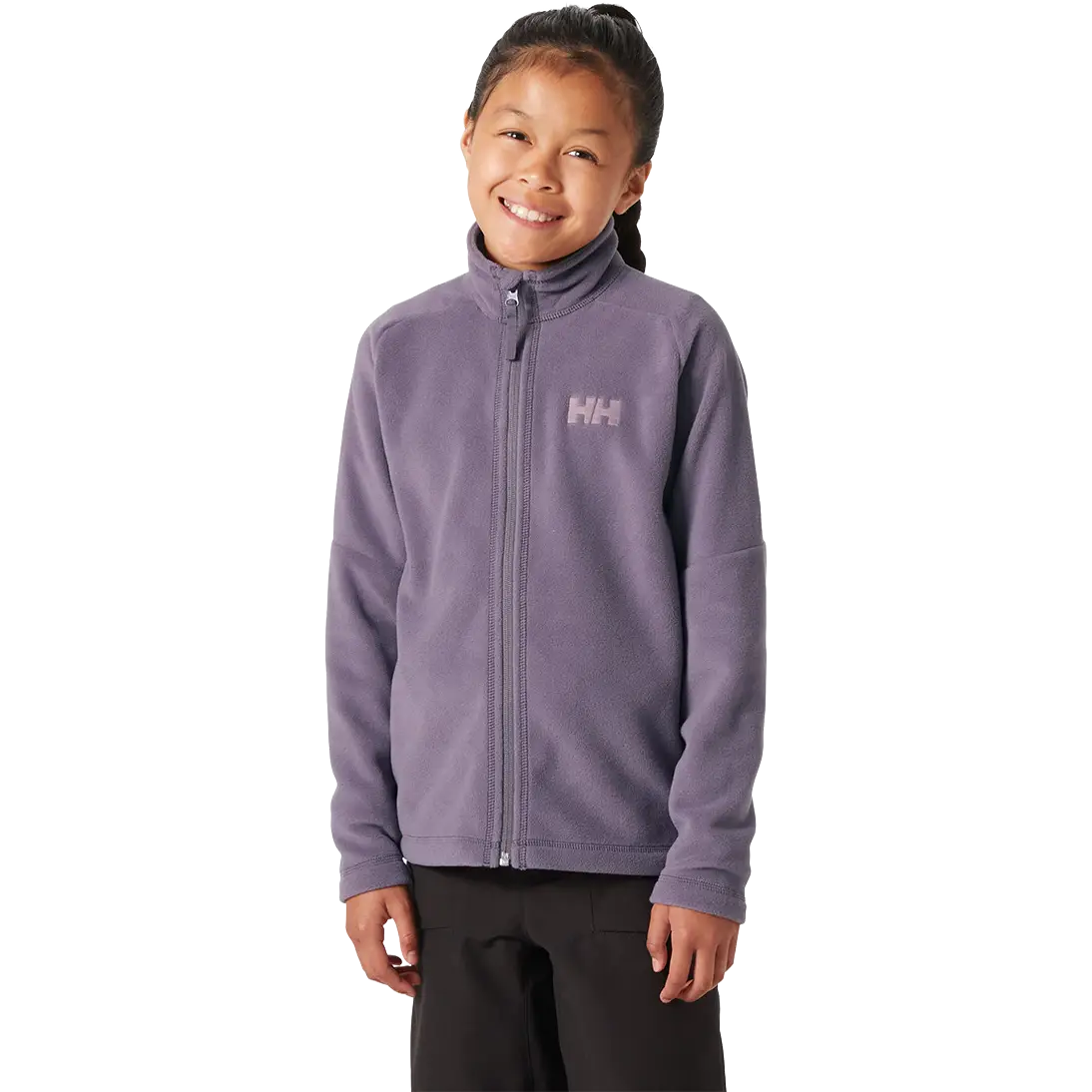 Helly Hansen Jr. Daybreaker 2.0 Jacket børnefleece - Smoked Purple - 176 - Fleecetrøjer til børn
