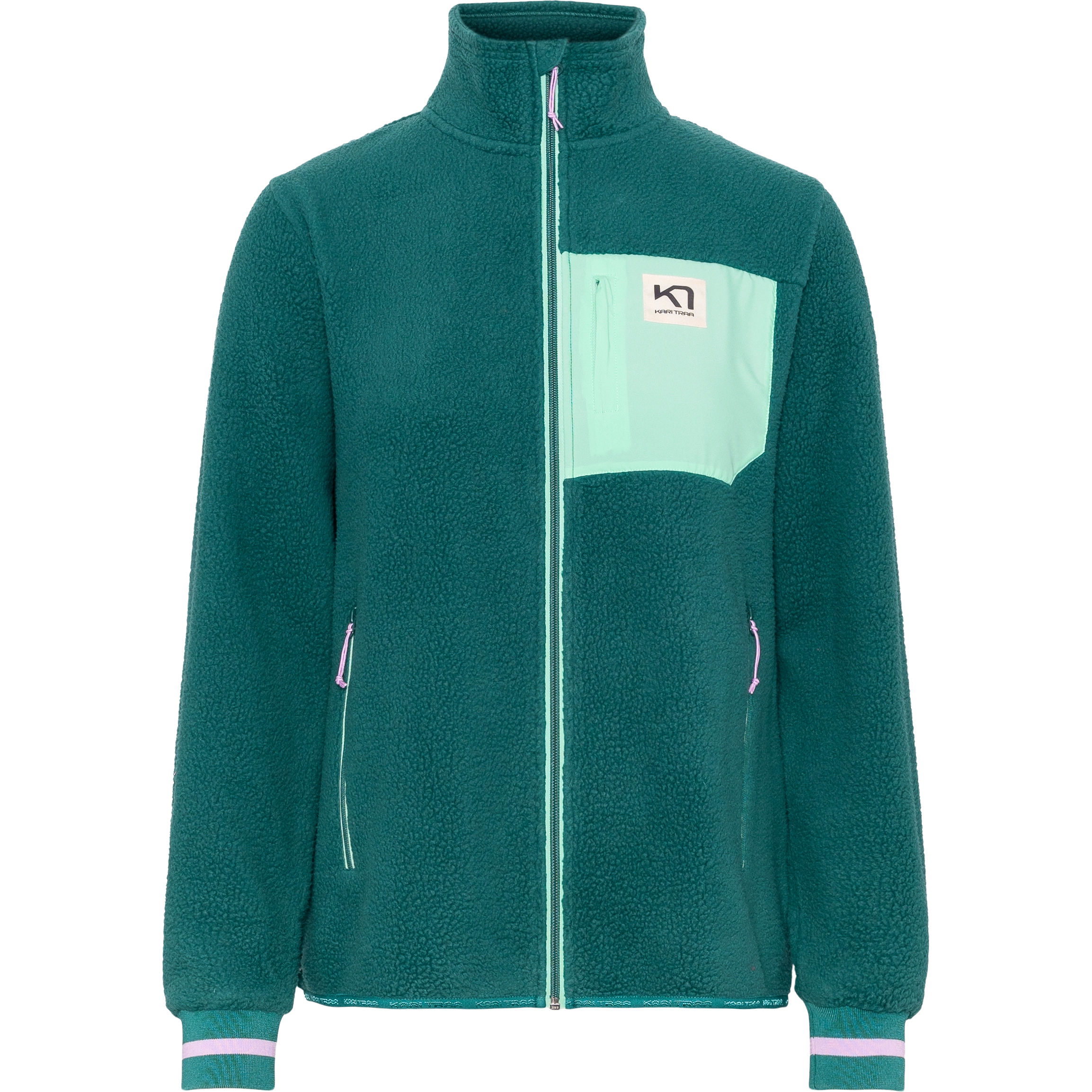 Kari Traa Rothe Fleece Women - Peacock - L - Fleecetrøjer