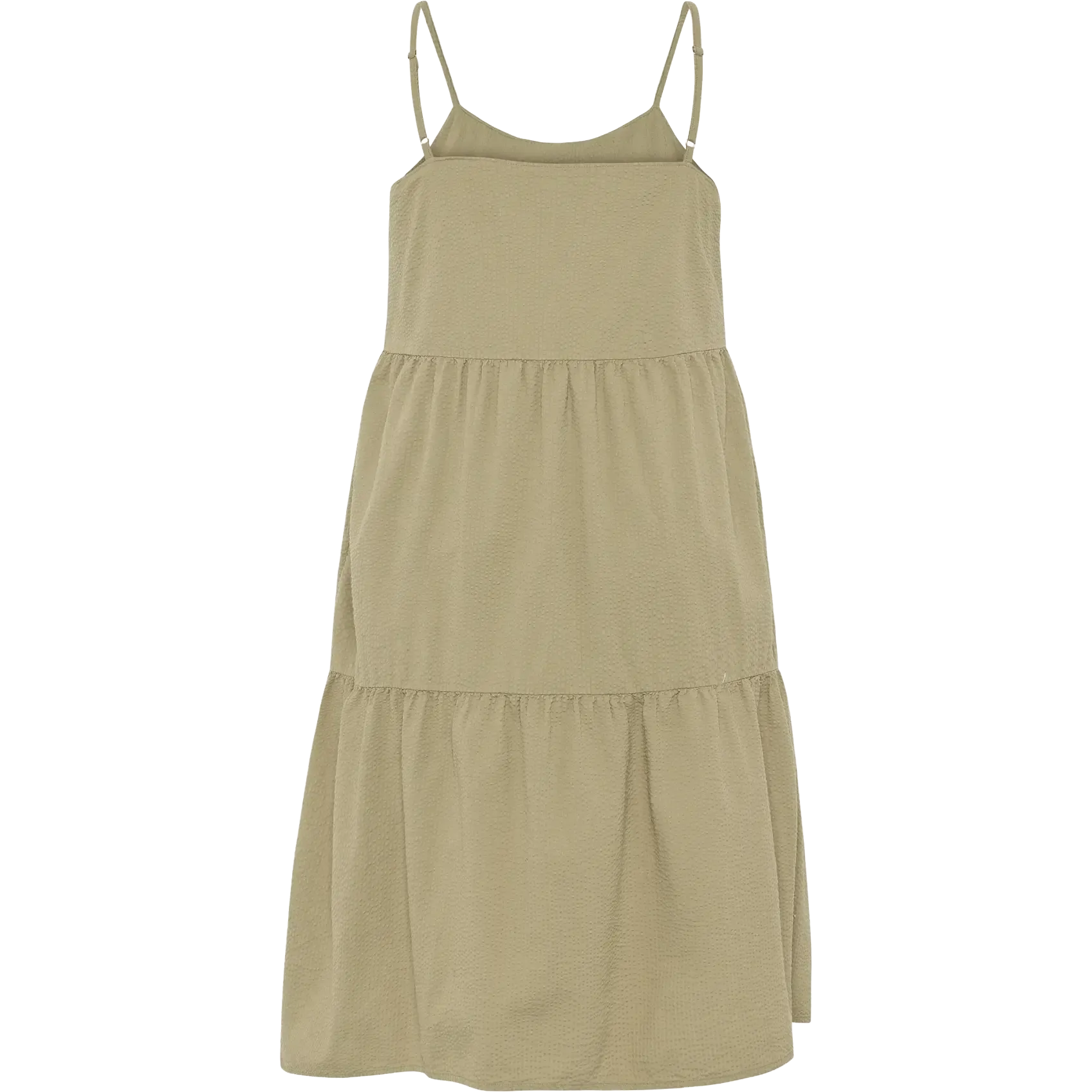 Seersucker Strap Dress Women