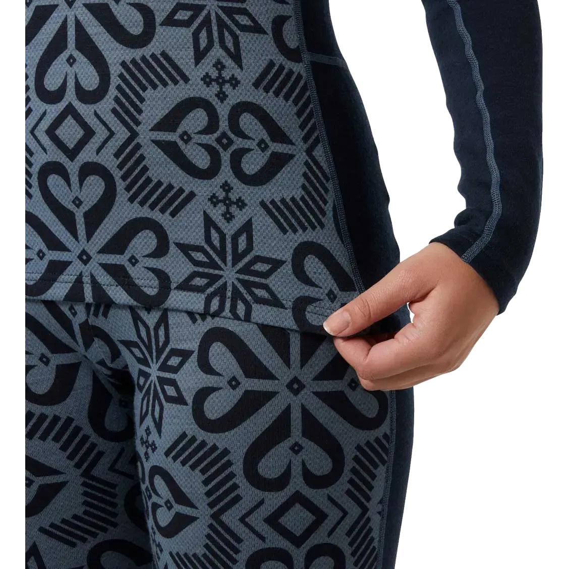 Lifa Merino Midweight Graphic Crew Women underställströja