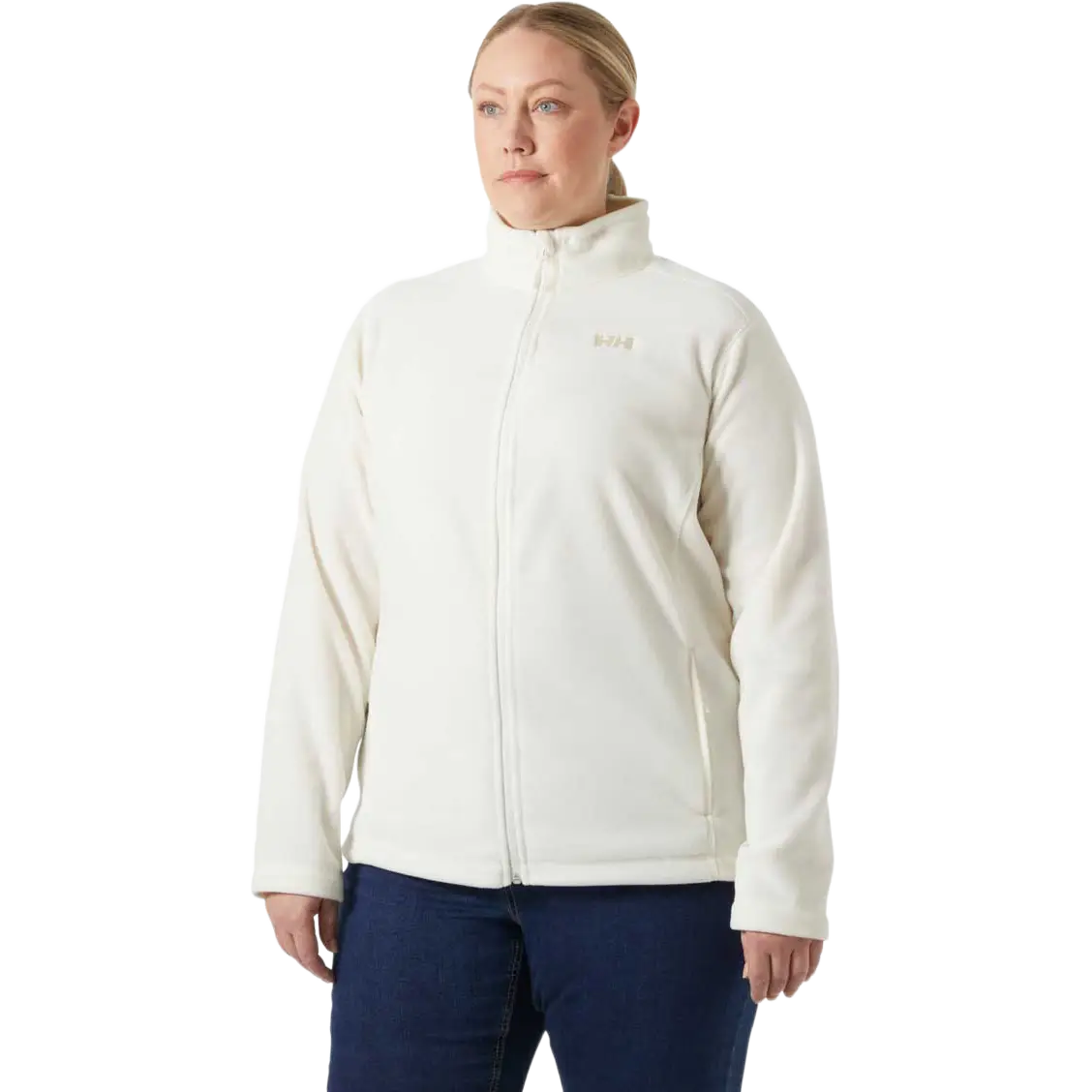 Helly Hansen Daybreaker Fleece Plus Women - Snow - 3X PlusSize - Fleecetrøjer