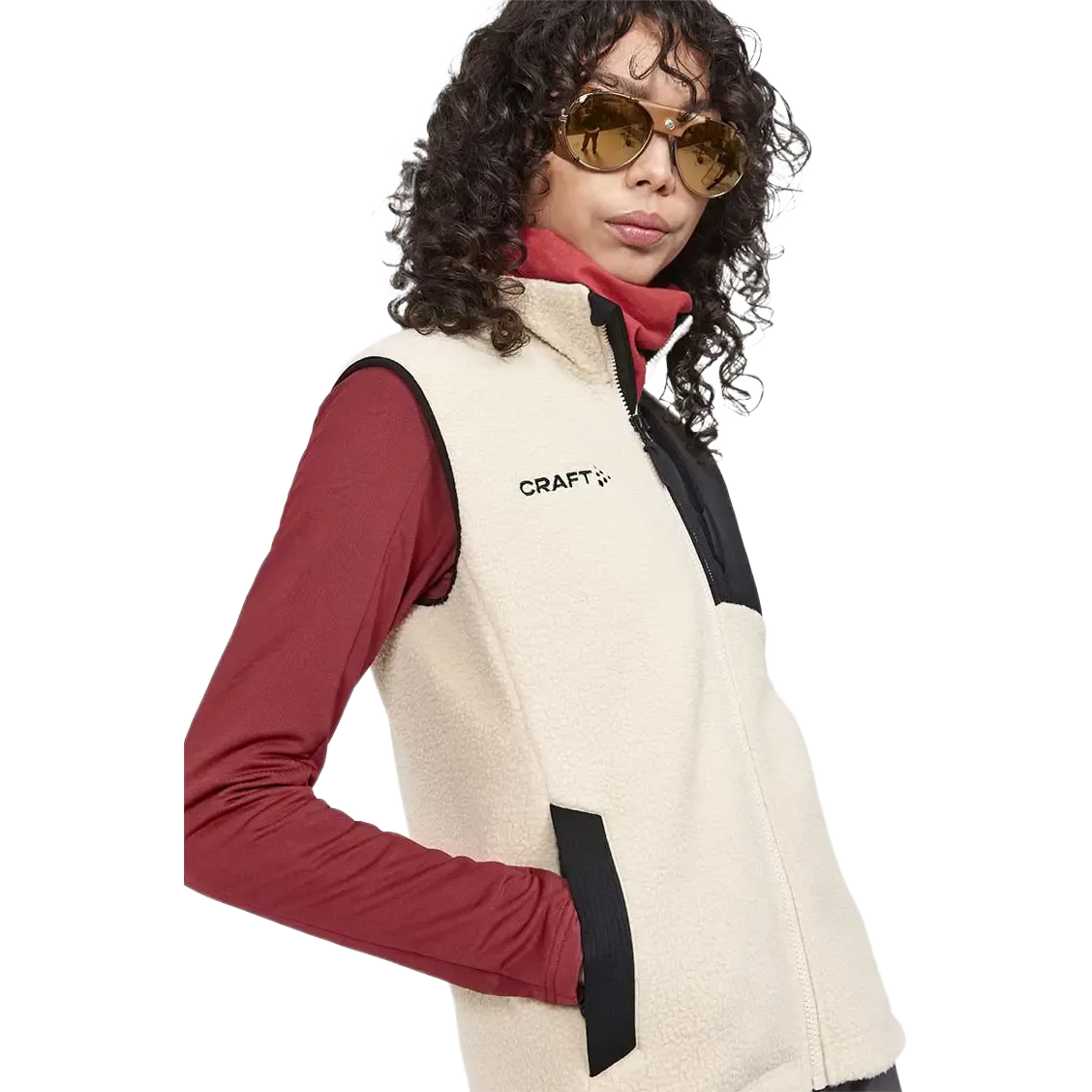 ADV Explore Pile Fleece Vest m/logo Women fleecevest