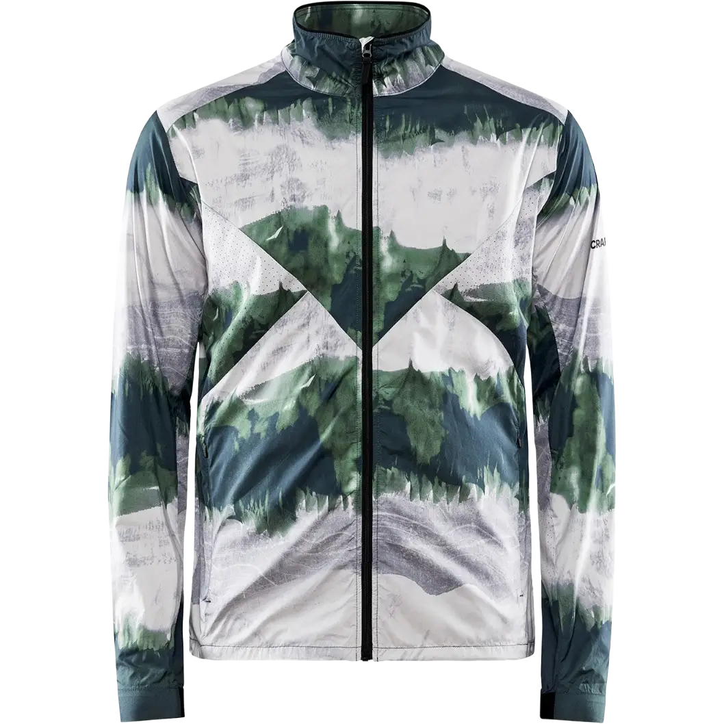 Craft ADV Essence Wind Jacket Men Løbejakke - Multi/Cactus - XXL - Løbejakker