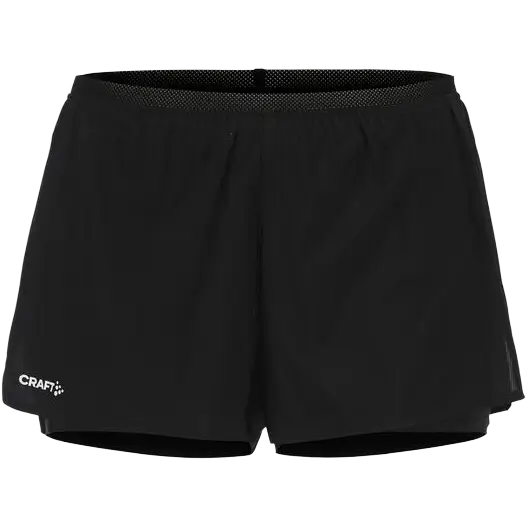 Craft Race Day Split Shorts Men - Black - L - Løbeshorts