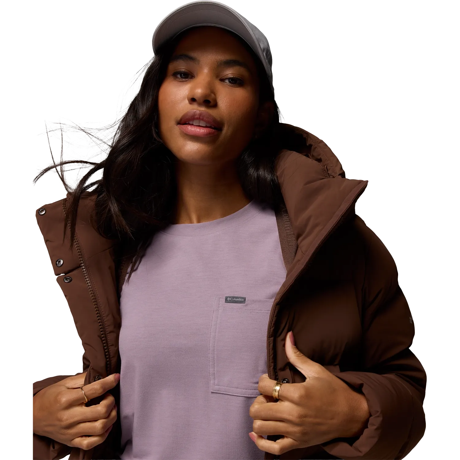 Amaze Puff Hooded Jacket Women