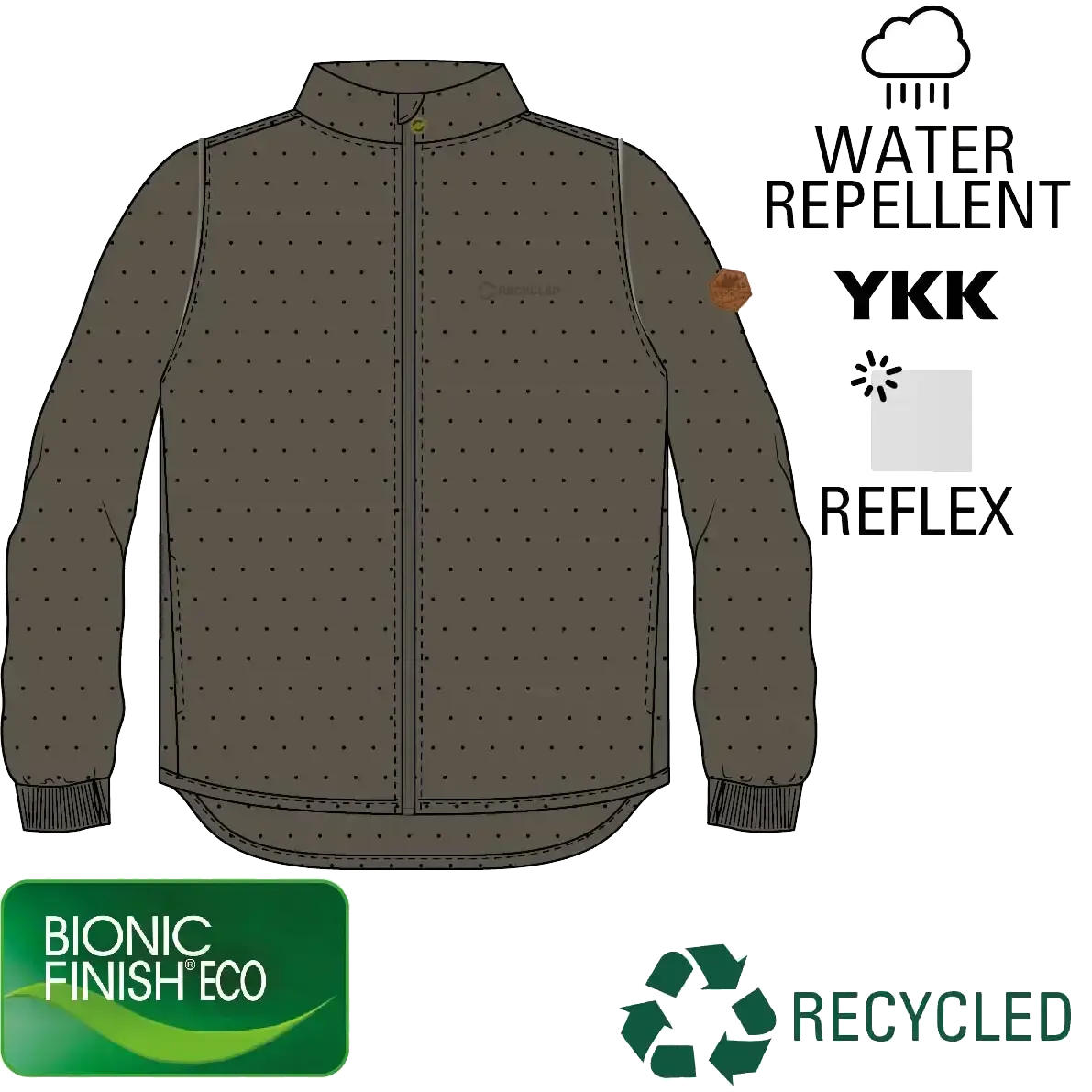 Soft Thermo Recycled Boy Jacket sommerjakke