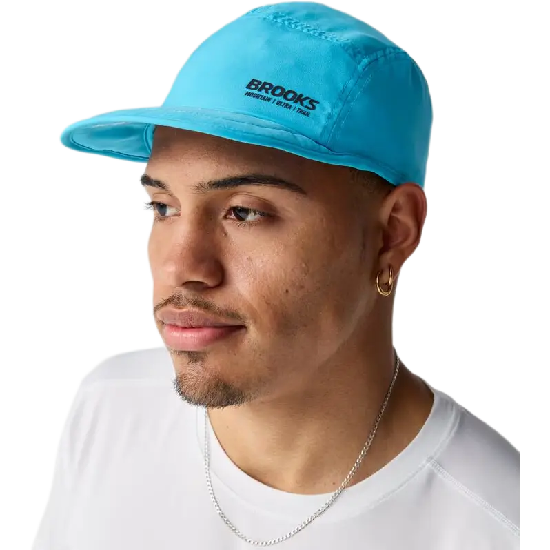 Brooks Lightweight Packable Hat 2.0 Unisex - Blazing Blue/White - S/M