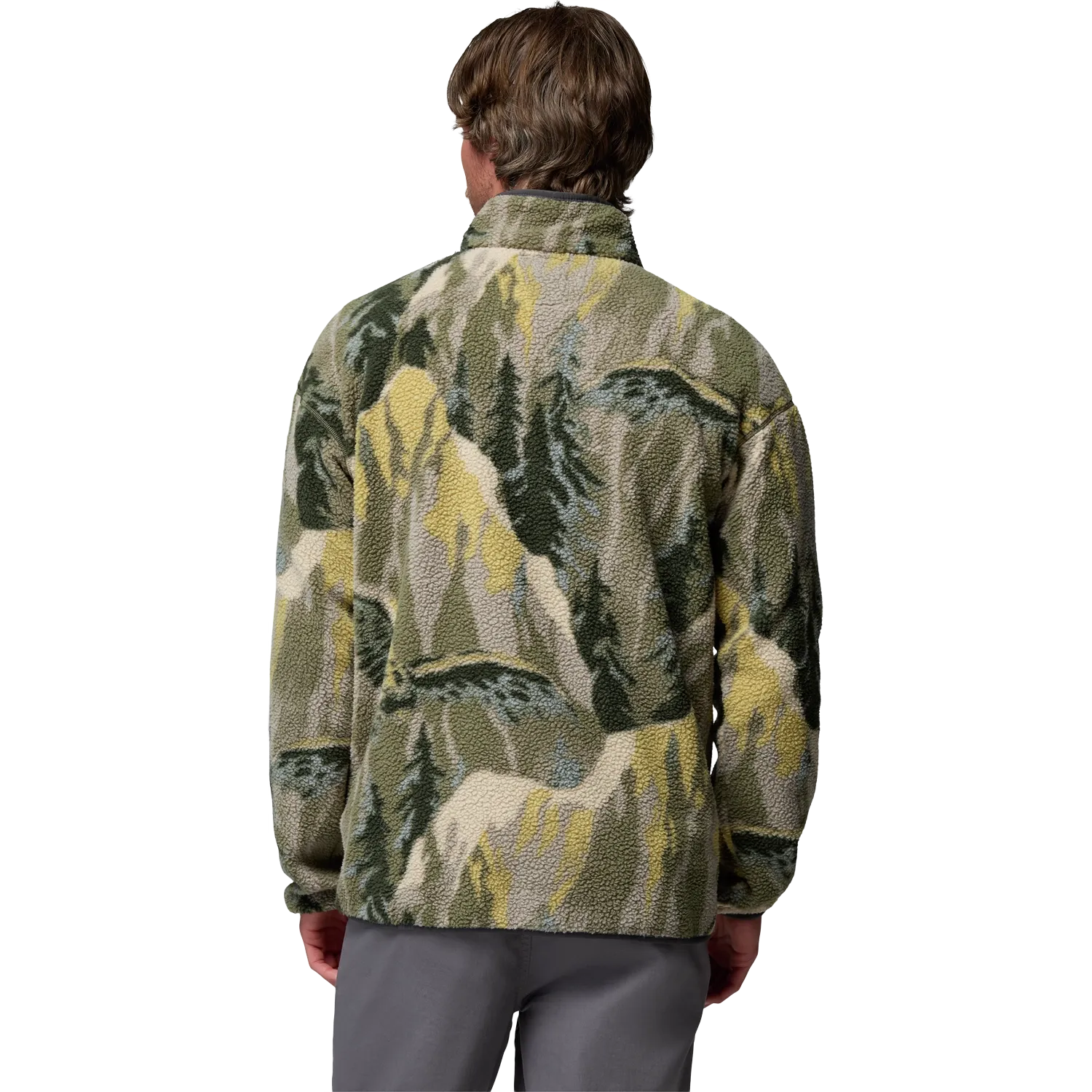 Helvetia II Printed Half Snap Fleece Men