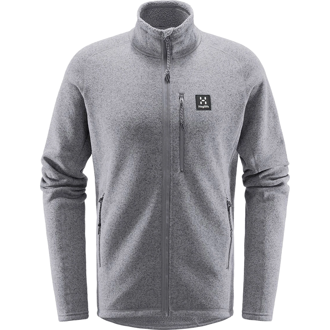 Haglöfs Risberg Jacket Men fleece - Concrete - XXL - Fleecetrøjer