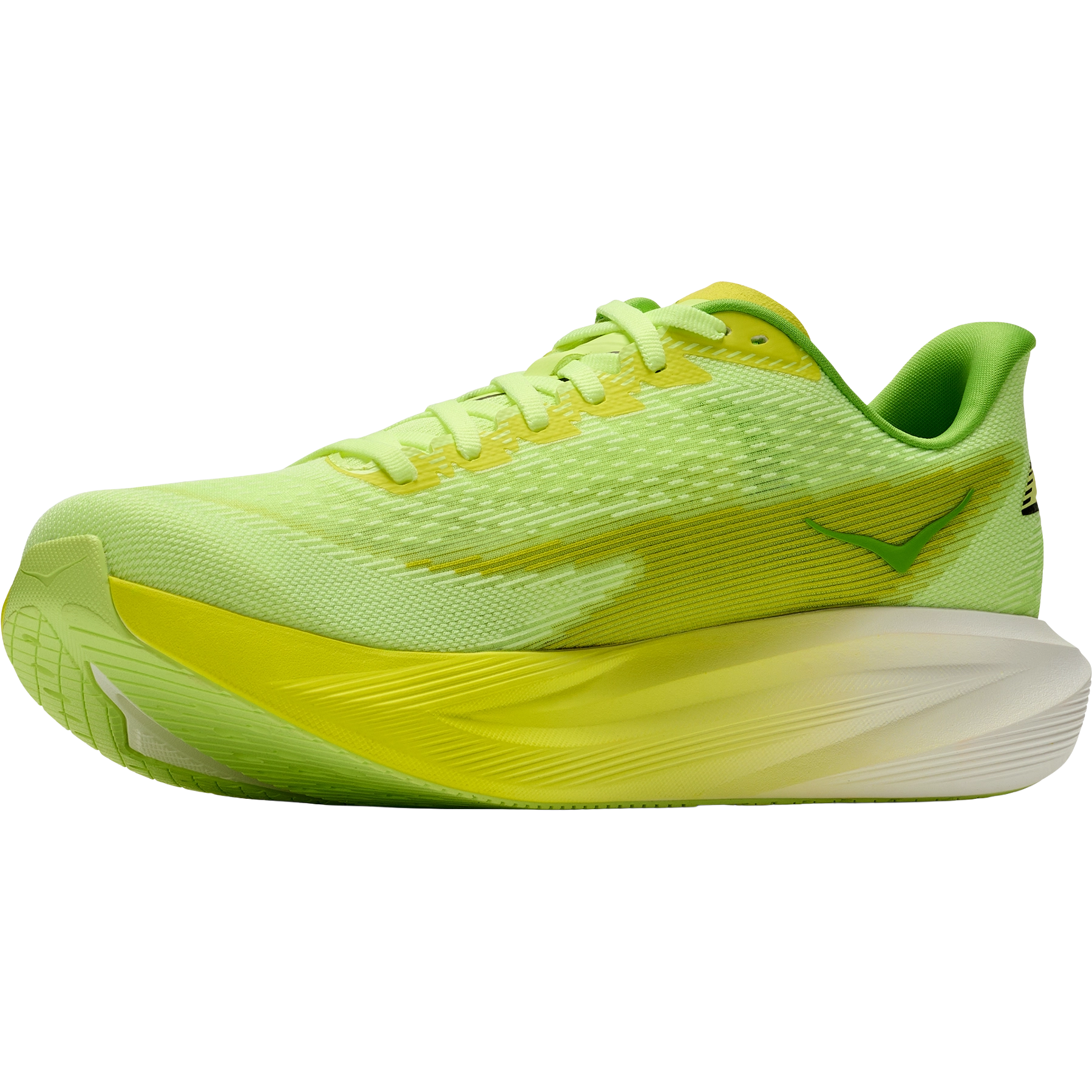 HOKA One One Mach 7 Men - Neon Yuzu / Hoka Citrus - US11,5/UK11/46 - Løbesko