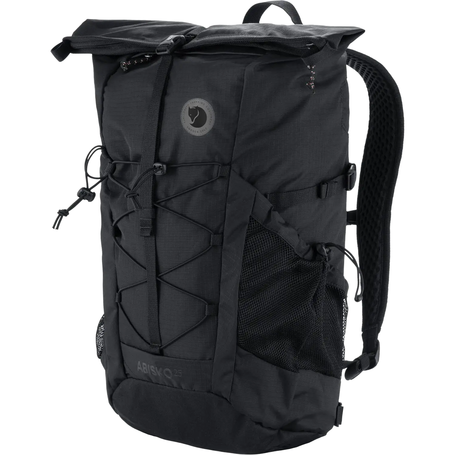 Fjällräven Abisko Hike Foldsack rygsæk - Black - One size - Små rygsække