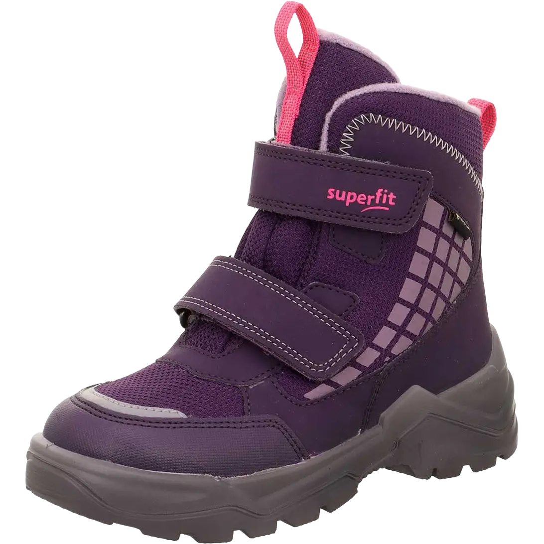SuperFit Snow Max GTX Kids vinterstøvle - Lila - 27 - Vinterstøvler til børn