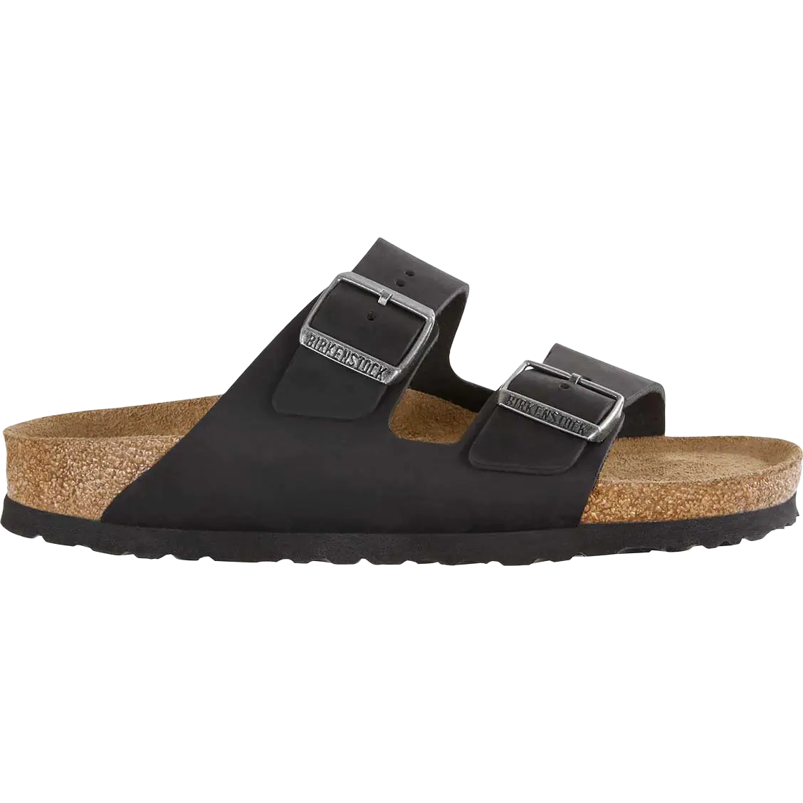 Birkenstock Arizona Soft Footbed Oiled Leather Narrow - Leoi Black - 37 - Sandaler
