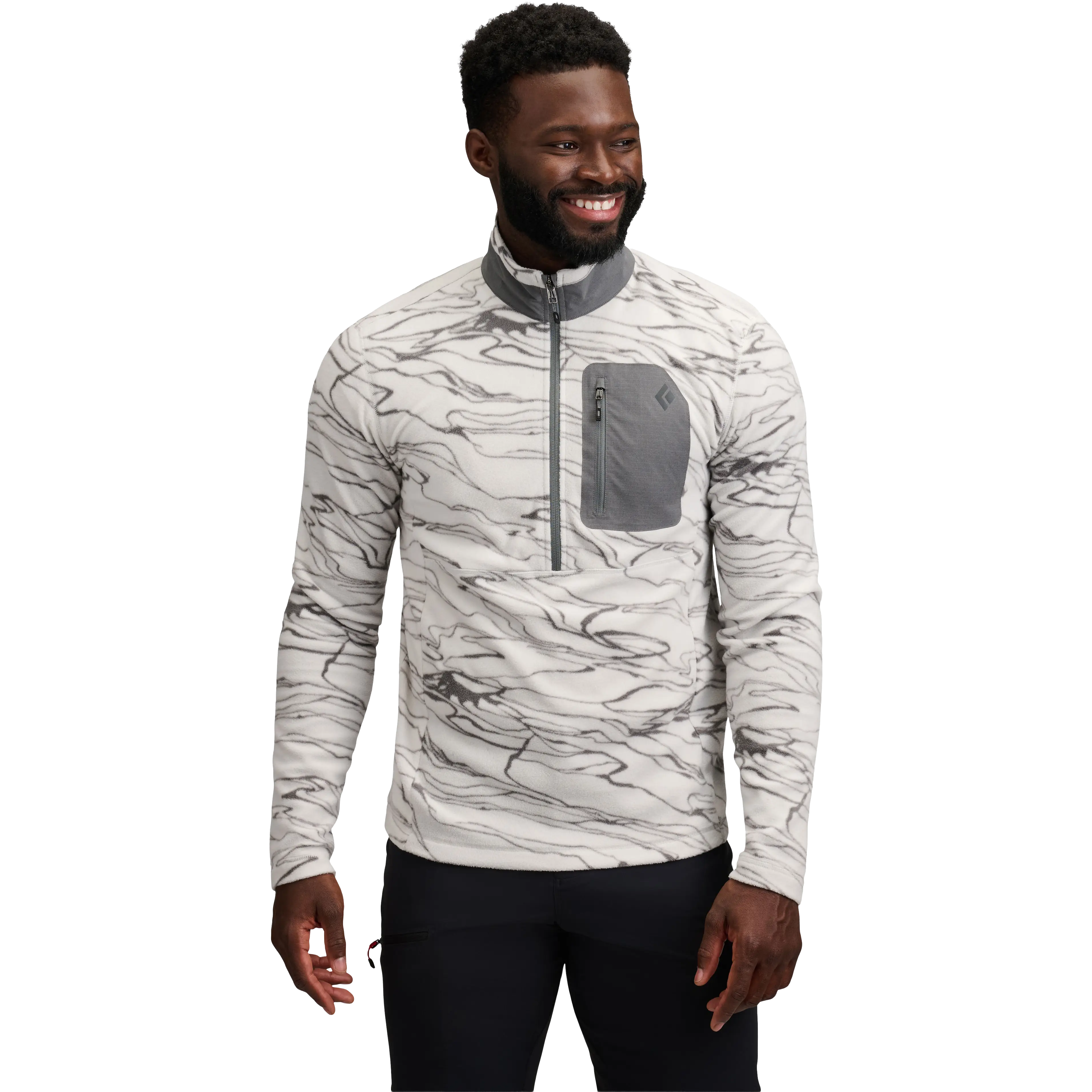 Black Diamond Rift HZ Fleece Jacket Men - Relief - M - Fleecetrøjer
