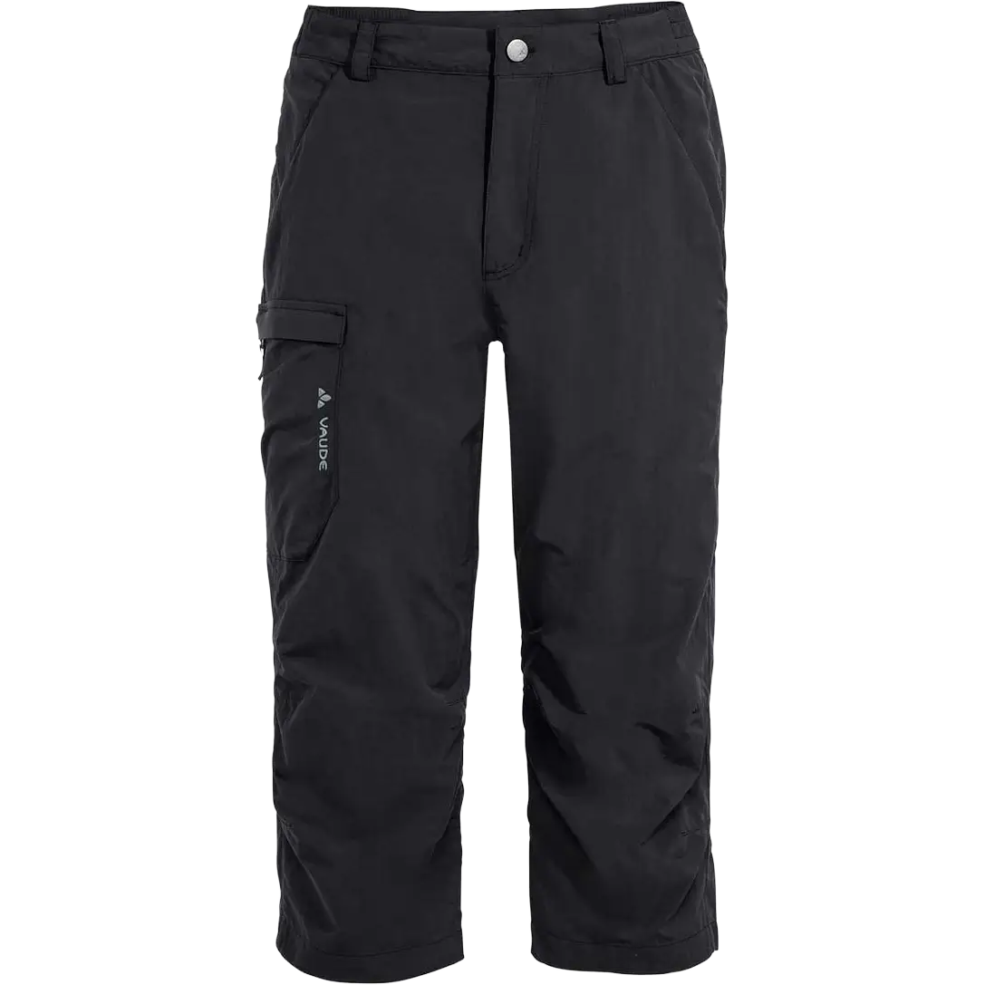 Vaude Farley Capri Pants II Men knickers - Black Uni - 54 - Knickers og kneepants