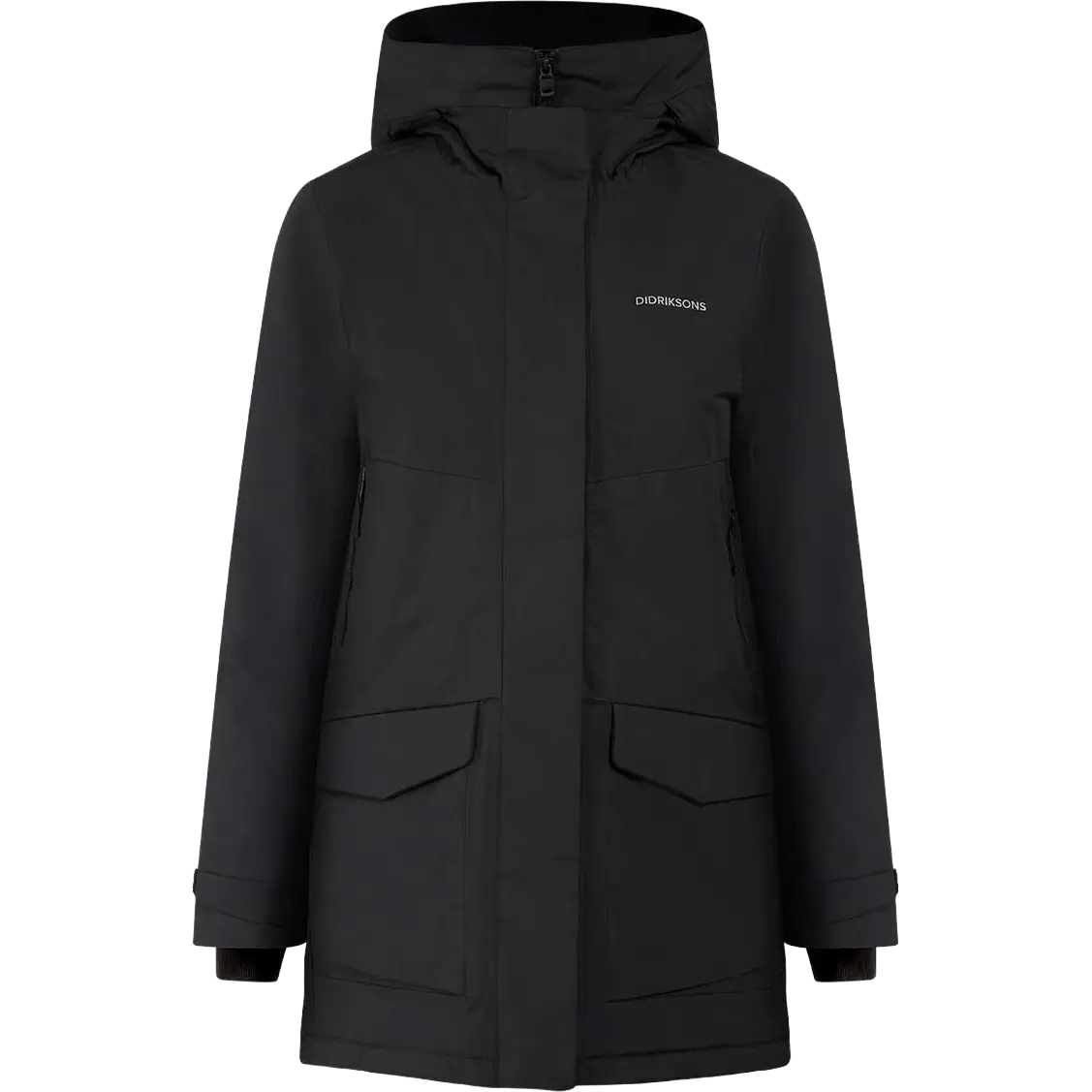 Didriksons Frida Parka 7 Women vinterjakke - Black - 36 - Vinterjakker