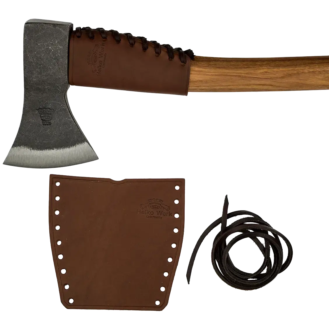 Helko Werk Leather Handle Protector - Axe skaft-beskytter - Brun - One size - Økser og save
