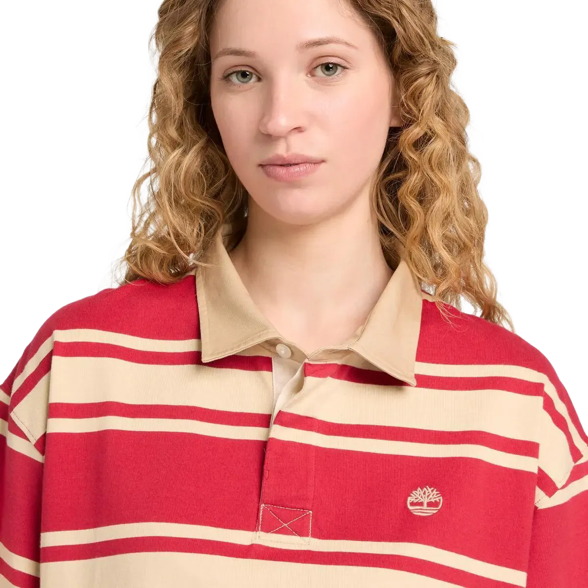 SS Striped Rugby Polo