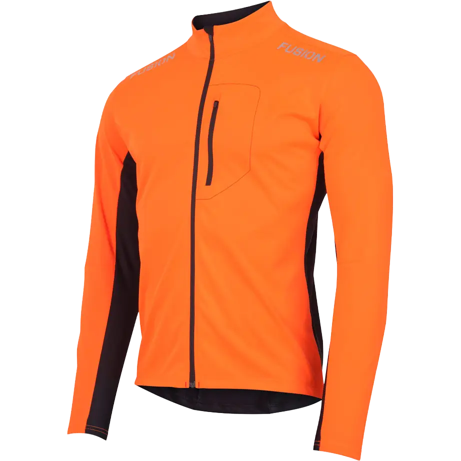Fusion S2 Run Jacket Men - Orange - S - Løbejakker