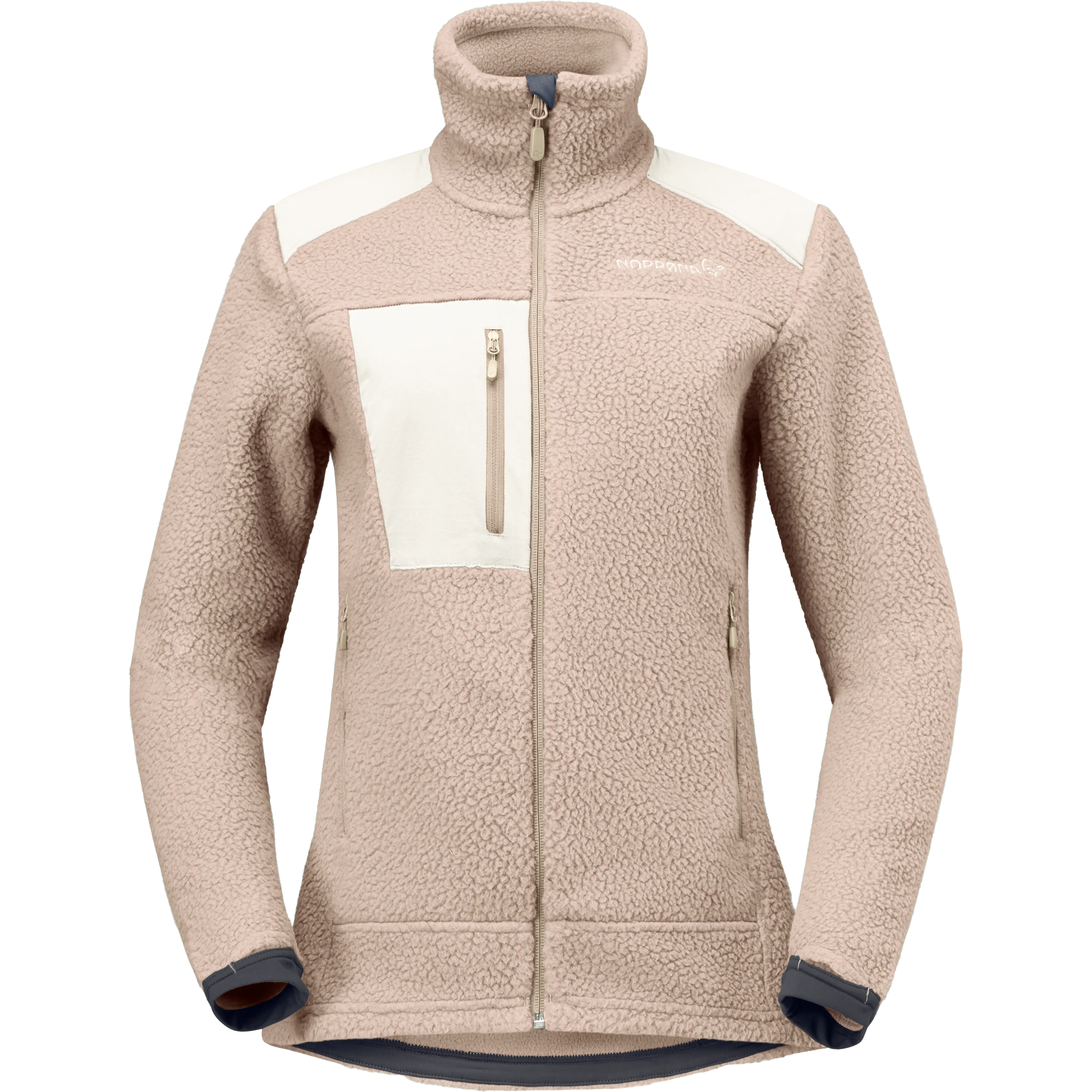 Norrøna Trollveggen Warm3 Jacket Women - Winter Twig - M - Fleecetrøjer