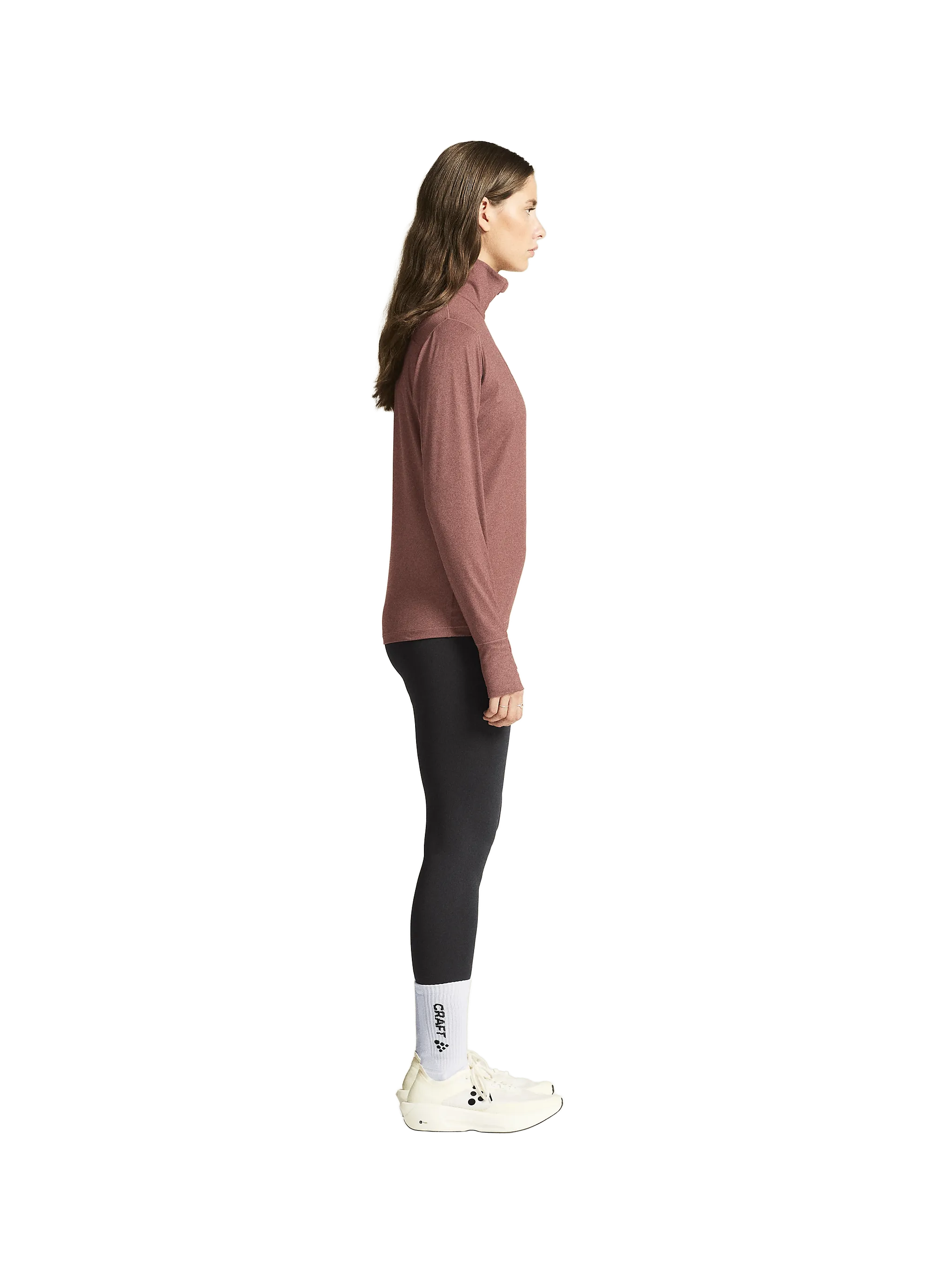 Flow Half Zip Long Sleeve Women