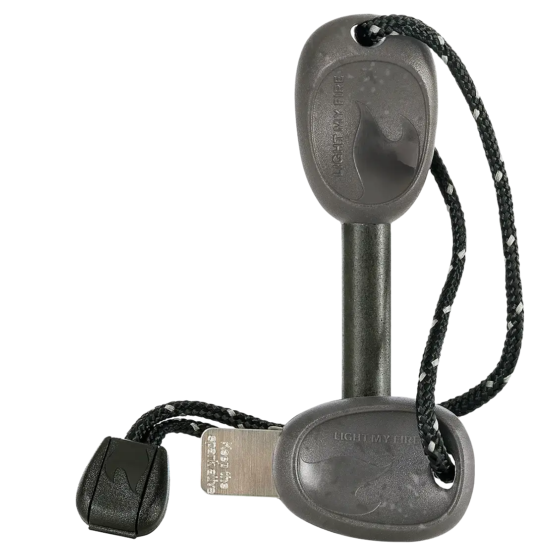 Light My Fire FireSteel BIO army ildstål - Slaty Black - One size - Udstyr til bål
