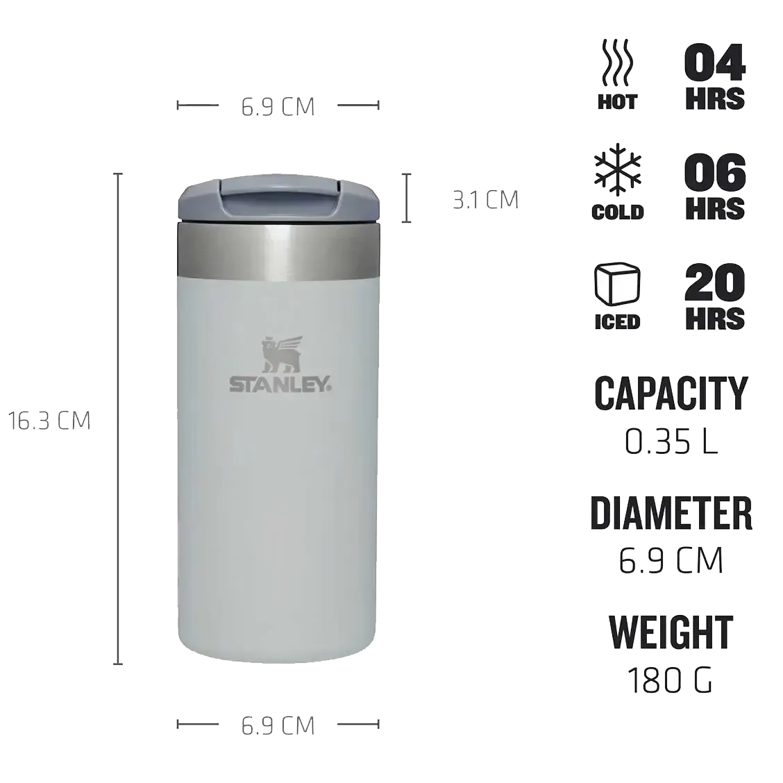 The AeroLight Transit Mug 0,35 liter termokrus