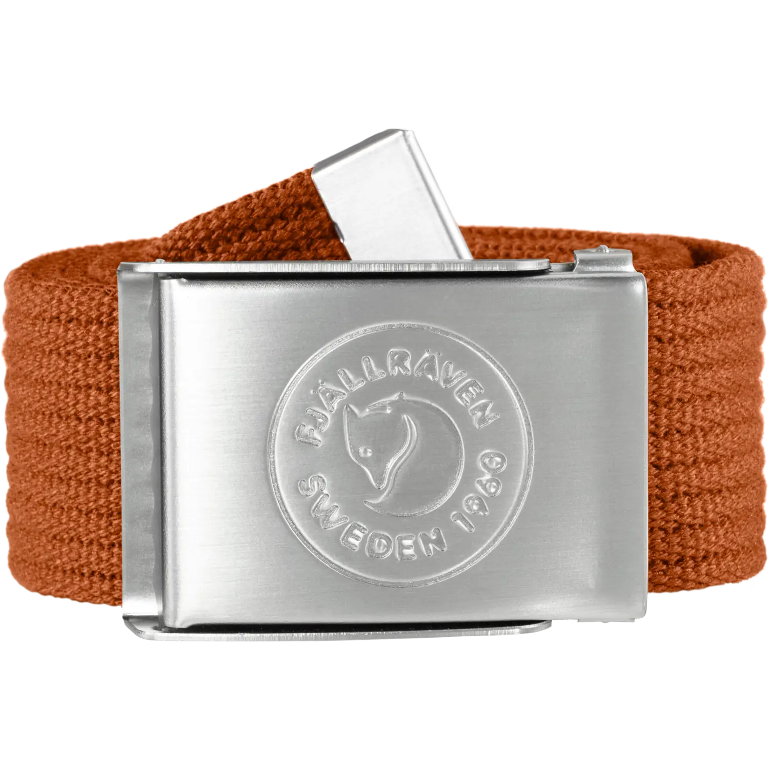 Fjällräven 1960 Logo Belt bælte - Terracotta Brown - One size - Bælter og seler