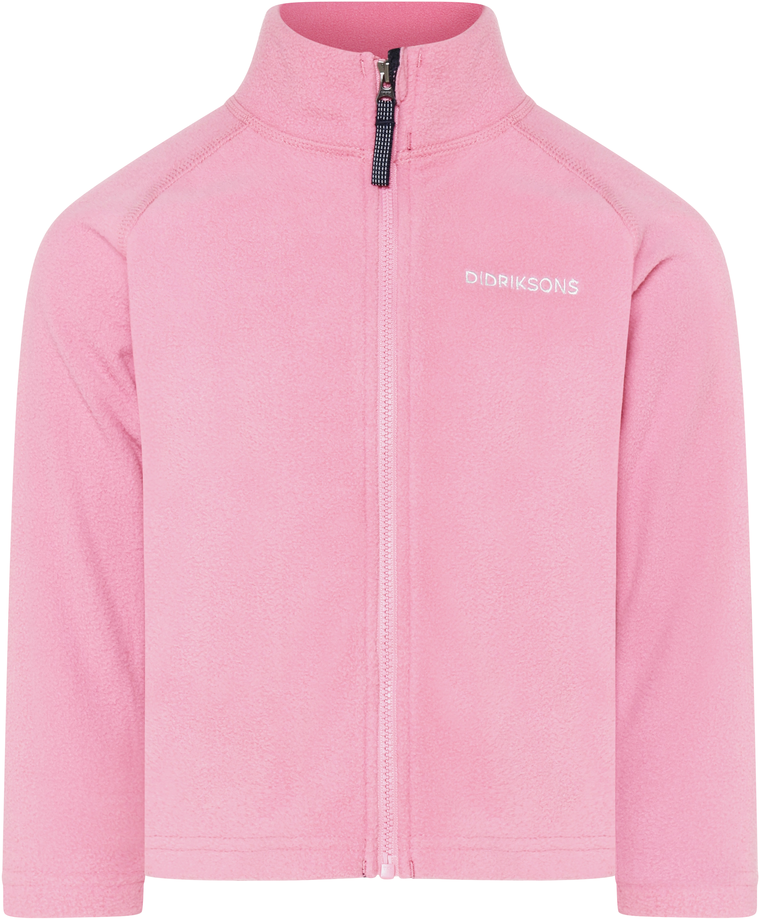 Didriksons Monte Kids Fullzip børnefleece - Light Heather Pi - 90 cm - Fleecetrøjer til børn