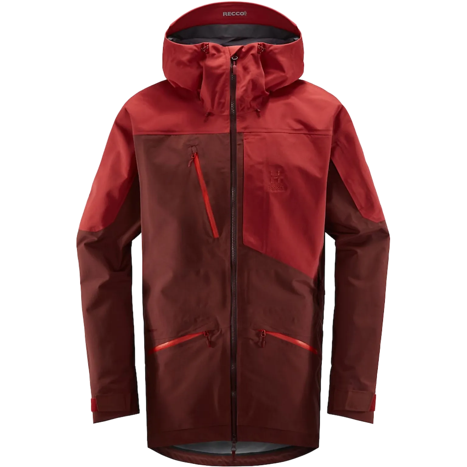 Nengal 3L PROOF Parka Men - Maroon Red/Brick Red