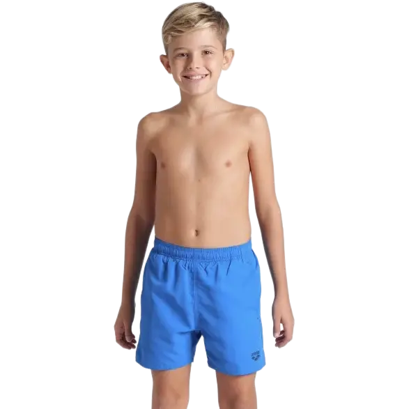 Arena Beach Boxer Solid Kids - Blue China - 14-15år - Badeshorts til børn