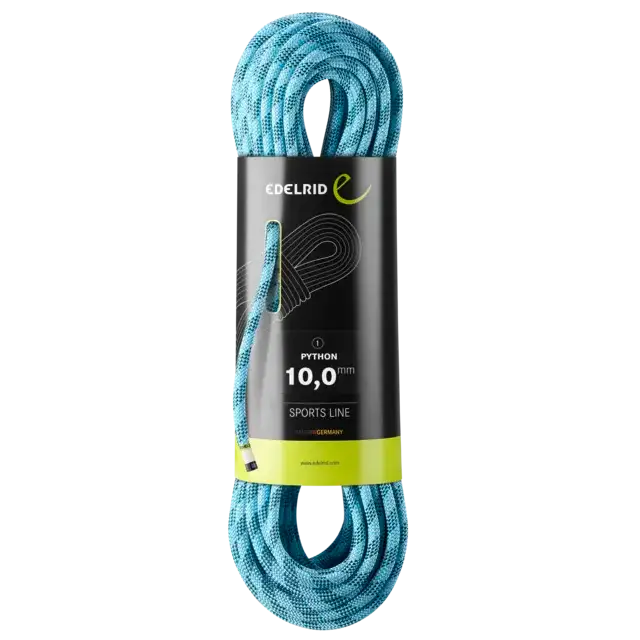 Edelrid Python 10 mm - 40 meter klatrereb - Blue - One size - Klatreudstyr