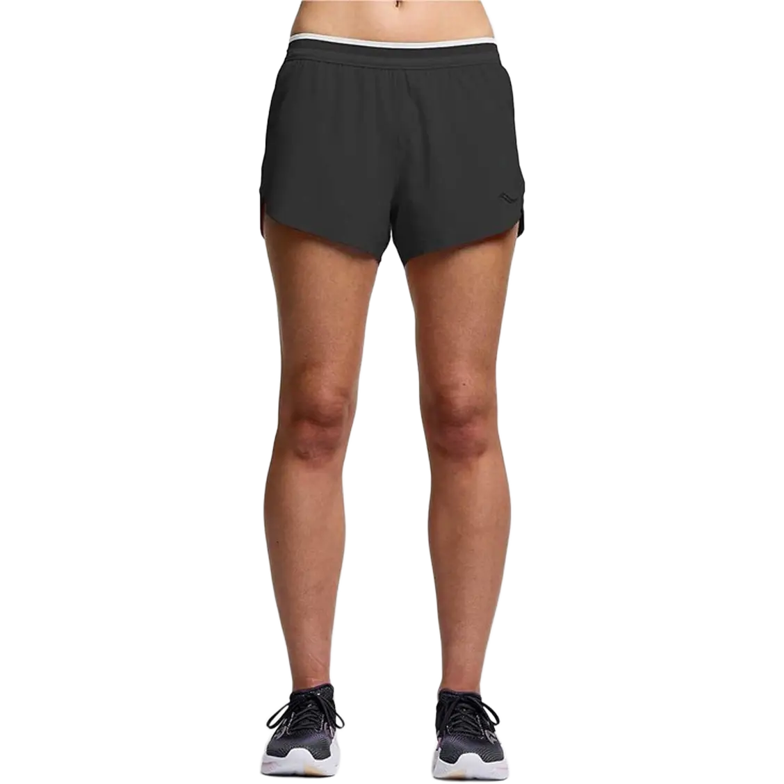 Saucony Kinvara 3'' Short Women - Black - S - Løbeshorts